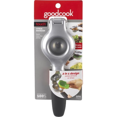 Good Cook Good Cook Touch Black/Silver Aluminum Citrus Squeezer 20504